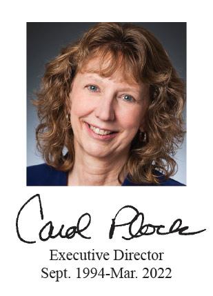 photo and signature of Carol Plock