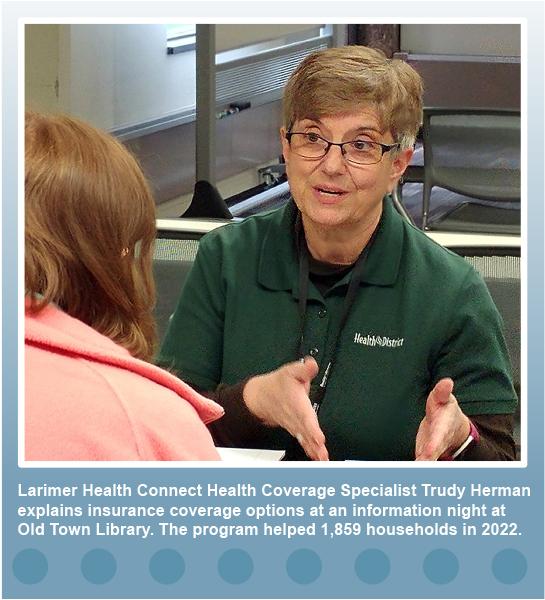 photo of Trudy Herman with client